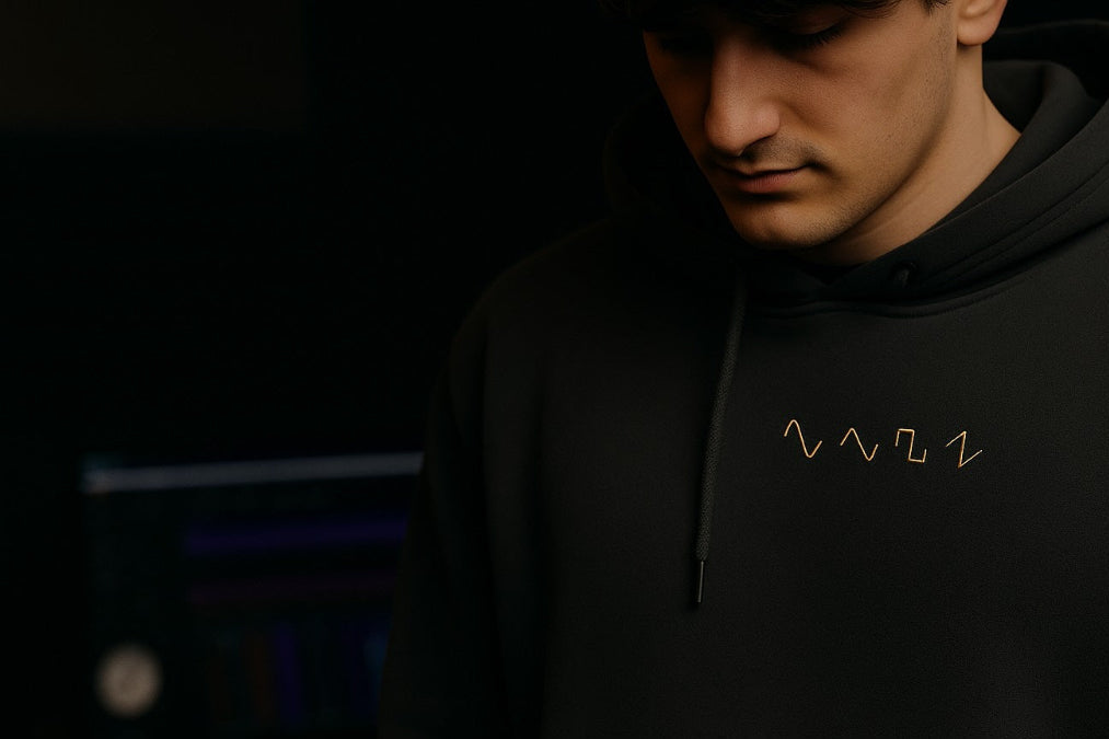 Bounced Basic Shapes Music Producer Clothing Hoodie